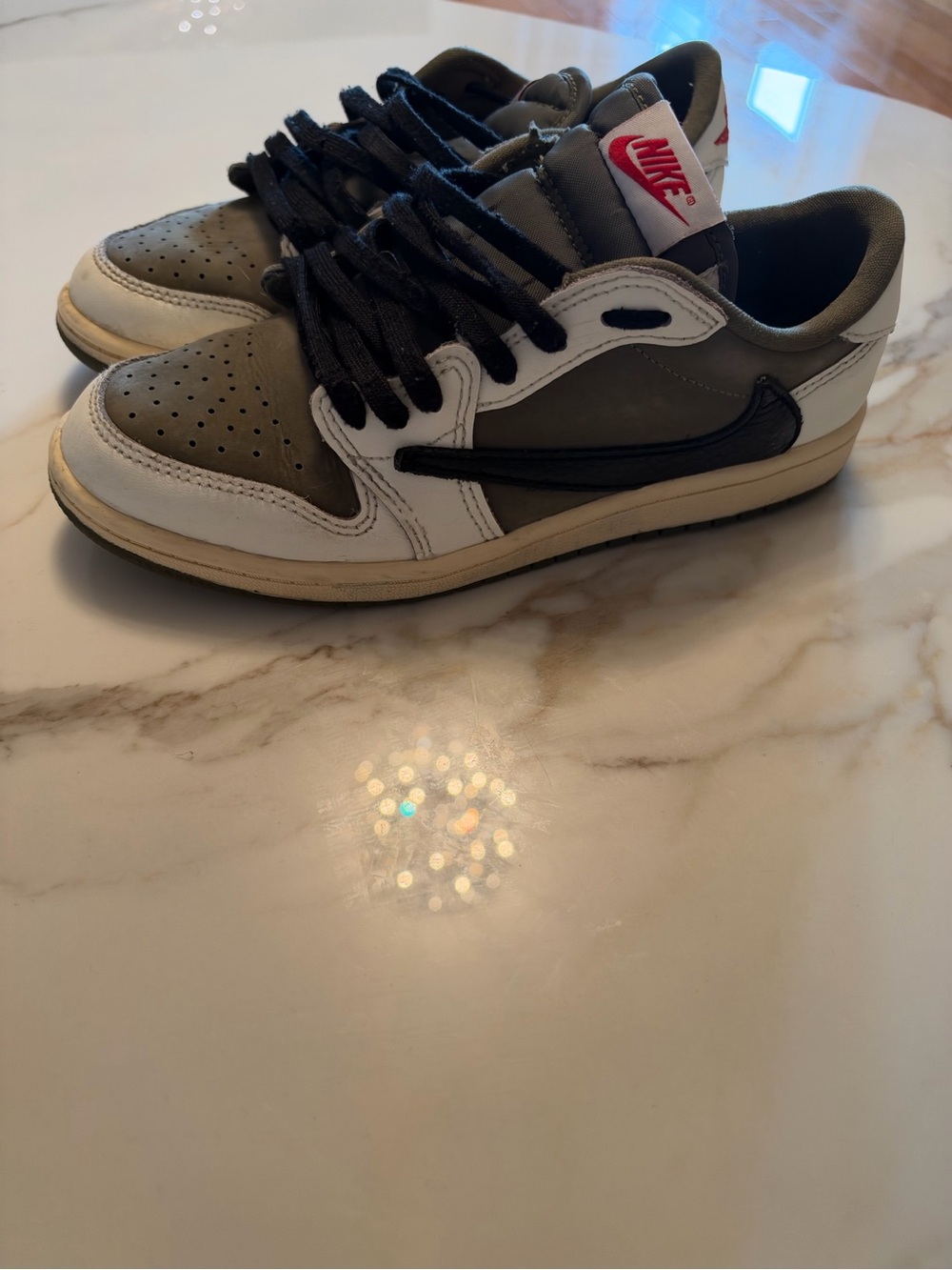 Jordan Kids x Travis Scott Air Jordan 1 Retro Low OG SP "Medium Olive"- 3Y